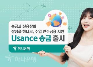 하나은행, 수입 인수금융 지원 ‘Usance송금’ 출시