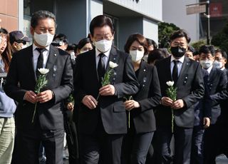 민주당 이재명 대표, '이태원 참사' 현장 방문