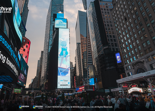 넥슨, ‘블루 아카이브’ 뉴욕 원 타임스 스퀘어에 옥외광고 시작