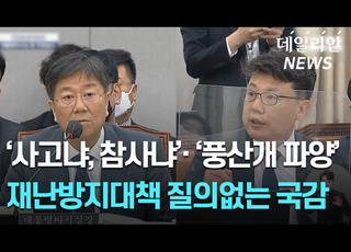 대통령실 국감서 쏟아낸 여야 정쟁... '사고냐, 참사냐'·'풍산개 파양 논란' [영상]