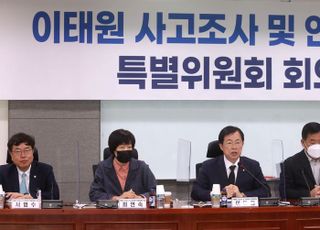 이태원 사고조사 및 안전대책 특위 2차회의 주재하는 이만희 위원장