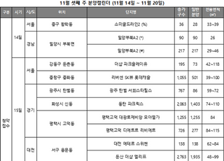 [주간분양] 수도권도 非규제지역, 분양시장 향방은…전국 7653가구 청약