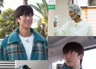 '1박 2일' 나인우, 짠내 투어 '홀로 사투'…주저 앉아 한탄까지