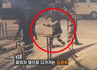 "다 죽이겠다"...길거리서 회칼 휘두른 50대, '실탄' 쏴 제압한 경찰 (영상)