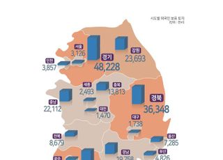 올 상반기 외국인 보유 토지 소폭 증가…공시지가 32.4조 규모