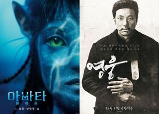 '아바타2' 800만·'영웅' 180만 돌파, 새해 극장가 쌍끌이 흥행 유지