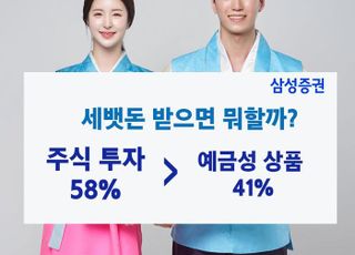 삼성證 “청소년 58%, 세뱃돈으로 예금보다 주식투자”