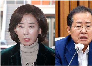 나경원 "부창부수? 발언 책임져야" vs 홍준표 "금수저 위선 못 참겠다"