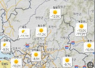 경기지역 최강 한파 각종 피해와 사고 잇따라