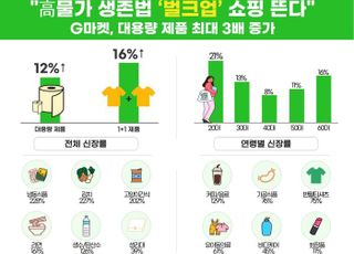 "고물가에 벌크업 쇼핑 대세"…G마켓, 대용량제품 최대 3배 '껑충'