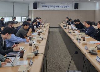 경기도, 반도체 기업과 간담회…기업 경영 여건·애로사항 등 파악