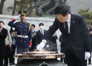 김기현 국민의힘 당대표, 현충원 참배