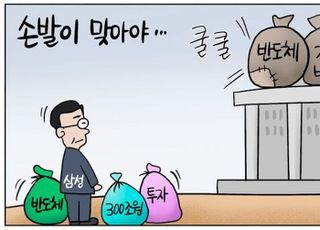 [D-시사만평] 삼성 '300조' 반도체 클러스터 투자…국회만 '모르쇠'