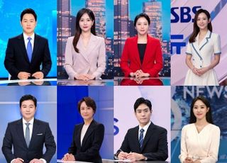 SBS 앵커진 개편...'8뉴스' 28년만 여성 앵커 단독 진행