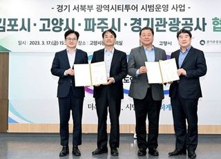 경기관광공사, 김포·고양·파주시와 '광역시티투어' 시범운영