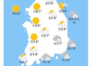 [오늘날씨] 봄비에 미세먼지 '보통'…서울 최고 14도