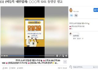 금감원, 불법대부광고 59개사 적발…소비자 유의 당부 