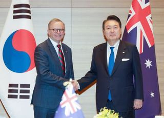 尹, 히로시마서 한·호주 정상회담…북핵 대응·핵심광물·방산 협력 강화키로