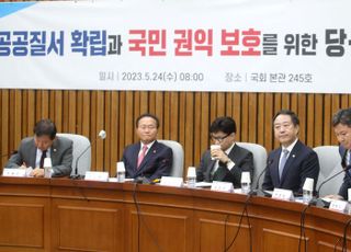 공공질서 확립 당정협의회 참석한 윤희근 경찰청장