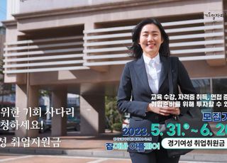 경기도, 경기여성취업지원금 대상자 1700명 모집..최대 120만 원 지급