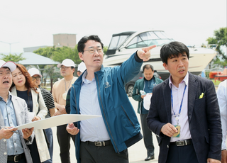 정명근 화성시장, 뱃놀이 축제 앞두고 현장점검