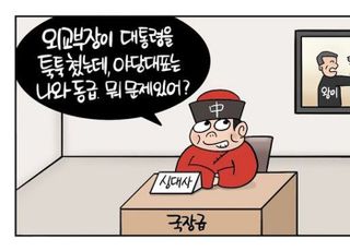 [D-시사만평] 중국 외교부장, 문재인 어깨 툭툭했는데…싱하이밍, 이재명이야 껌이지?