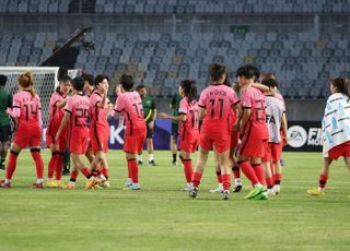 여자축구대표팀, 상암벌서 월드컵 출정식