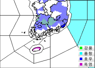 기상청, 경기 11개 지역에 호우경보 발표