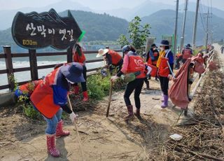 경기지역 지자체 민·관 충북 괴산 수해복구 힘 보태