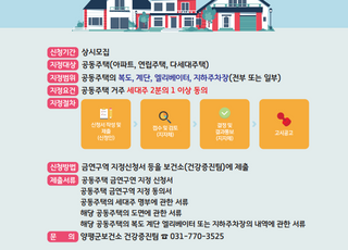 양평군, 담배 연기 없는 금연아파트 확대 나서