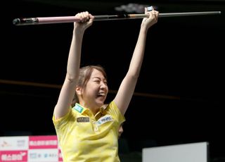 ‘일본 3쿠션 강자’ 사카이 아야코, 김민아 꺾고 데뷔 LPBA 첫 우승