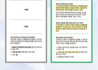 임태희 경기교육감 추진 '수업 방해 학생 분리 조치' 관련 조례에 명시