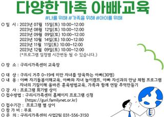 “용기내 아빠들”, 구리시 가족센터의 아빠 역량 강화 프로그램 운영