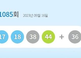 로또1085회당첨번호 '4·7·17·18·38·44'…1등 당첨지역 어디?