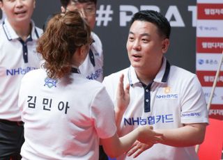 ‘선두 굳히나’ NH농협카드, PBA팀리그 3R서 휴온스 꺾고 4연승