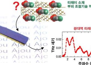 아주대 연구팀, 꿈의 전자파 'T-레이' 활용폭 넓혀줄 소재 개발