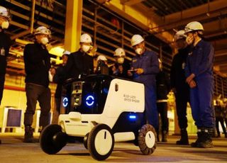 LG전자-포스코, 광양제철소서 ‘AI 자율주행로봇’ 실증 사업 진행