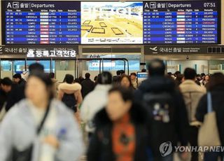 강풍으로 제주공항 10편 결항, 산간도로는 폭설로 일부구간 통제