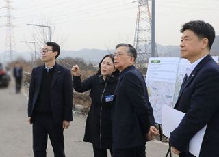 이한준 LH 사장, 용인 첨단반도체 국가산단 현장 방문