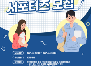경기도북부자치경찰委, ‘청년 서포터즈’ 모집