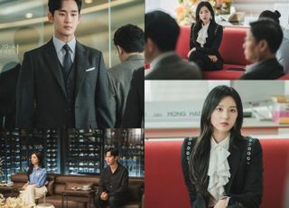 '눈물의 여왕' 김수현·김지원, 회의를 가장한 실시간 부부싸움