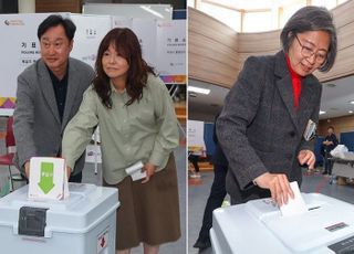 [사전투표] "다음에" 문답없이 자리 피한 김준혁 …이수정 "변화 원한다면 투표를"