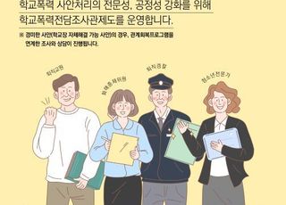 경기도교육청 '경기형 학교폭력전담조사관제' 운영