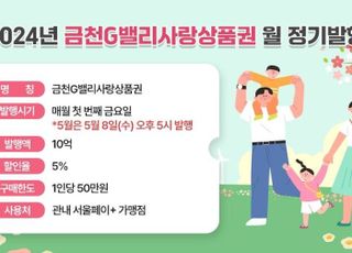 서울 금천구, 자치구 최초로 지역상품권 매월 발행
