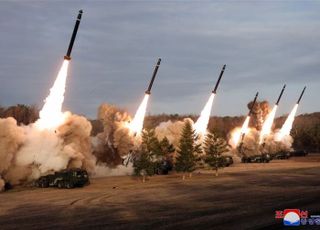[속보] 군 "북한 원산 일대서 발사된 단거리 탄도미사일 추정 비행체 여러발 포착"