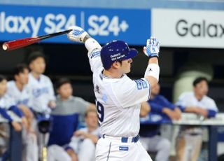 '반갑다 라팍' 박병호, 또 스리런포…kt 44경기 3홈런 vs 삼성 4경기 3홈런