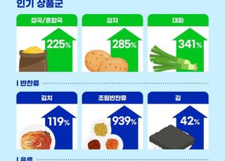 "고물가에 집밥 뜬다" G마켓, 대용량 식재료 판매 최대 4배 '쑥'