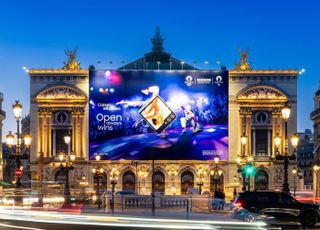 삼성전자, 파리서 '열린 마음은 언제나 승리한다' 올림픽 옥외 광고 진행