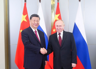 시진핑·푸틴, 한 달 반 만에 재회…"우크라 전쟁 함께 해결"