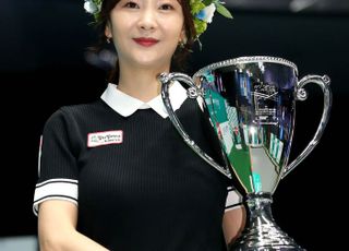 '두 아들 엄마' 김상아, 데뷔 5년 만에 LPBA 첫 우승